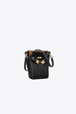 Tory Burch Petite Lee Radziwill Double Bucket In Black