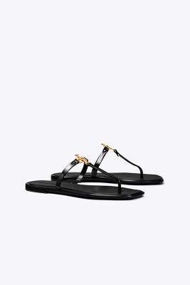 Roxanne Rubber Sandals in Black - Tory Burch