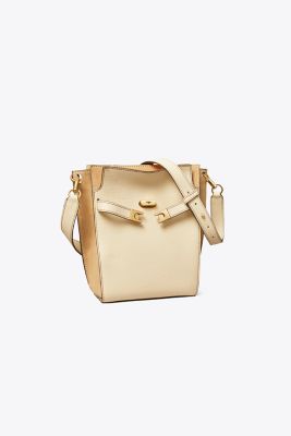 NEW Tory Burch Leccio Pebbled Lee Radziwill Small Double Bag $1198