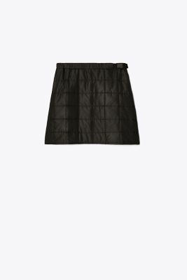 Tory Sport Tory Burch Quilted Mini Skirt In Sport Black