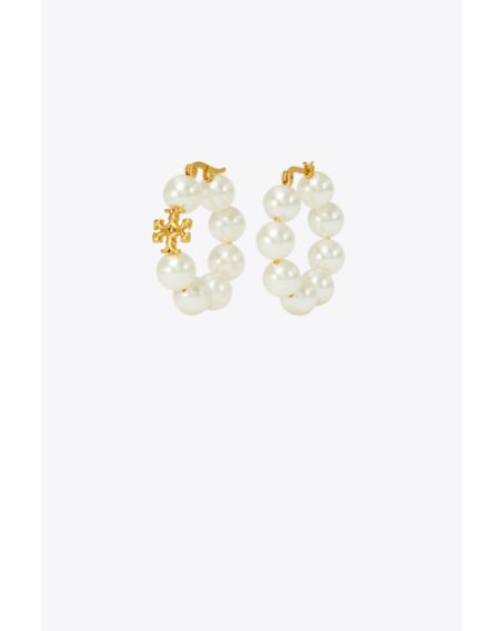 Kira Pearl Hoop Earring