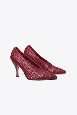 Tory burch shop red pumps