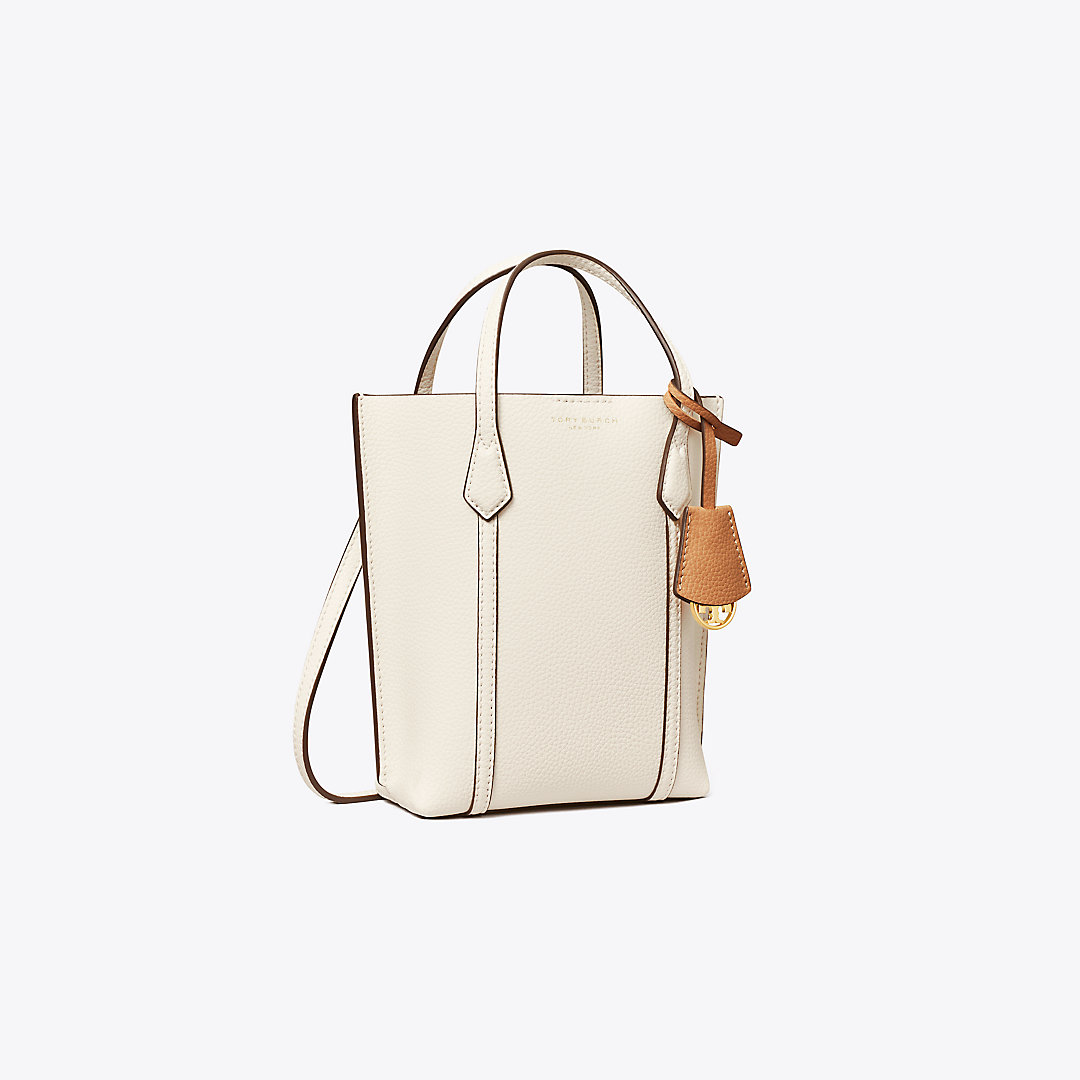 Tory Burch Mini Perry Tote In New Ivory