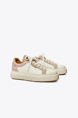 Tory Burch Ladybug Sneaker In New Ivory/calcare/rosa