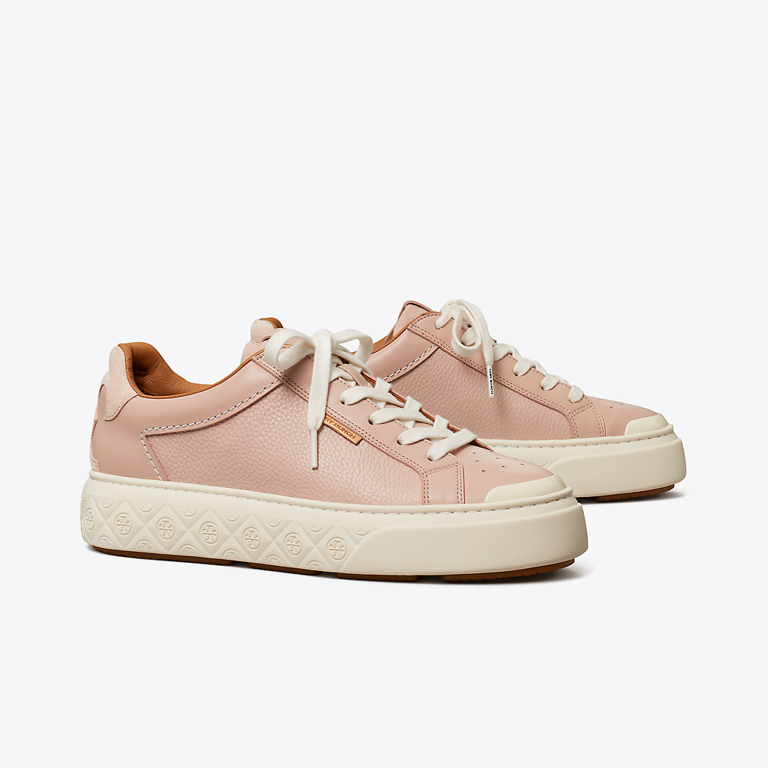 Shop Tory Burch Ladybug Sneaker In Shell Pink/shell Pink