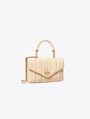 Tory Burch Mini Kira Top-handle Bag In Brie