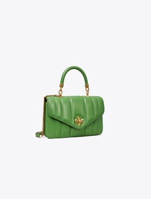 Tory Burch Mini Kira Top Handle Bag In Basil | ModeSens