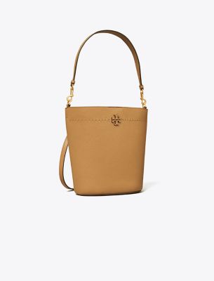 Tory Burch Mcgraw Bucket Bag In Tiramisu