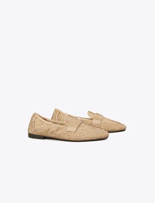 Tory Burch Ballet Loafer In New Cream