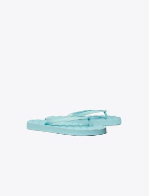 Tory Burch Kira Flip Flop In Light Blue