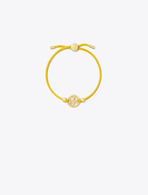 Tory Burch Miller Slider Bracelet In Tory Gold/goldfinch