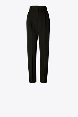 Tory Burch Regular Fit Trousers In Black