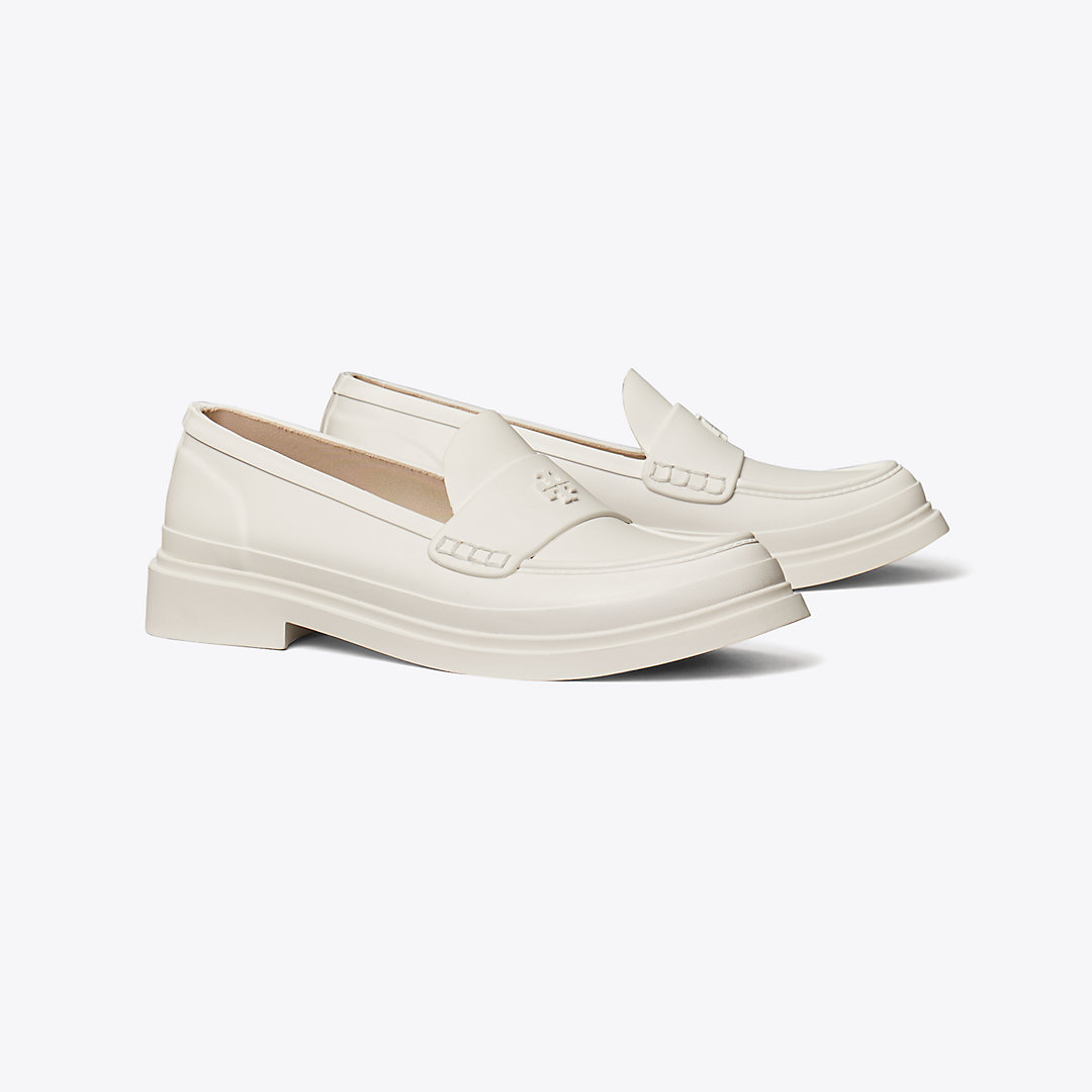Tory Burch Classic Rain Loafer In Off White