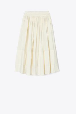 TORY BURCH RUCHED WAIST SKIRT