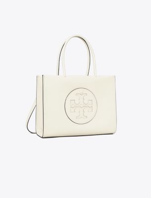 Shop Tory Burch Small Ella Bio Tote In Warm White