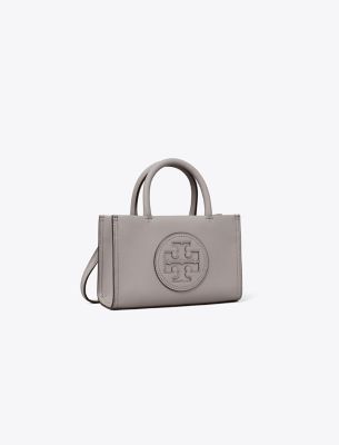 Tory Burch Mini Ella Bio Tote In Gray