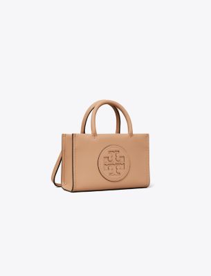 Tory Burch Mini Ella Bio Tote In Light Sand