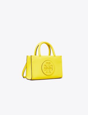 Tory Burch Mini Ella Bio Tote In Limoncello