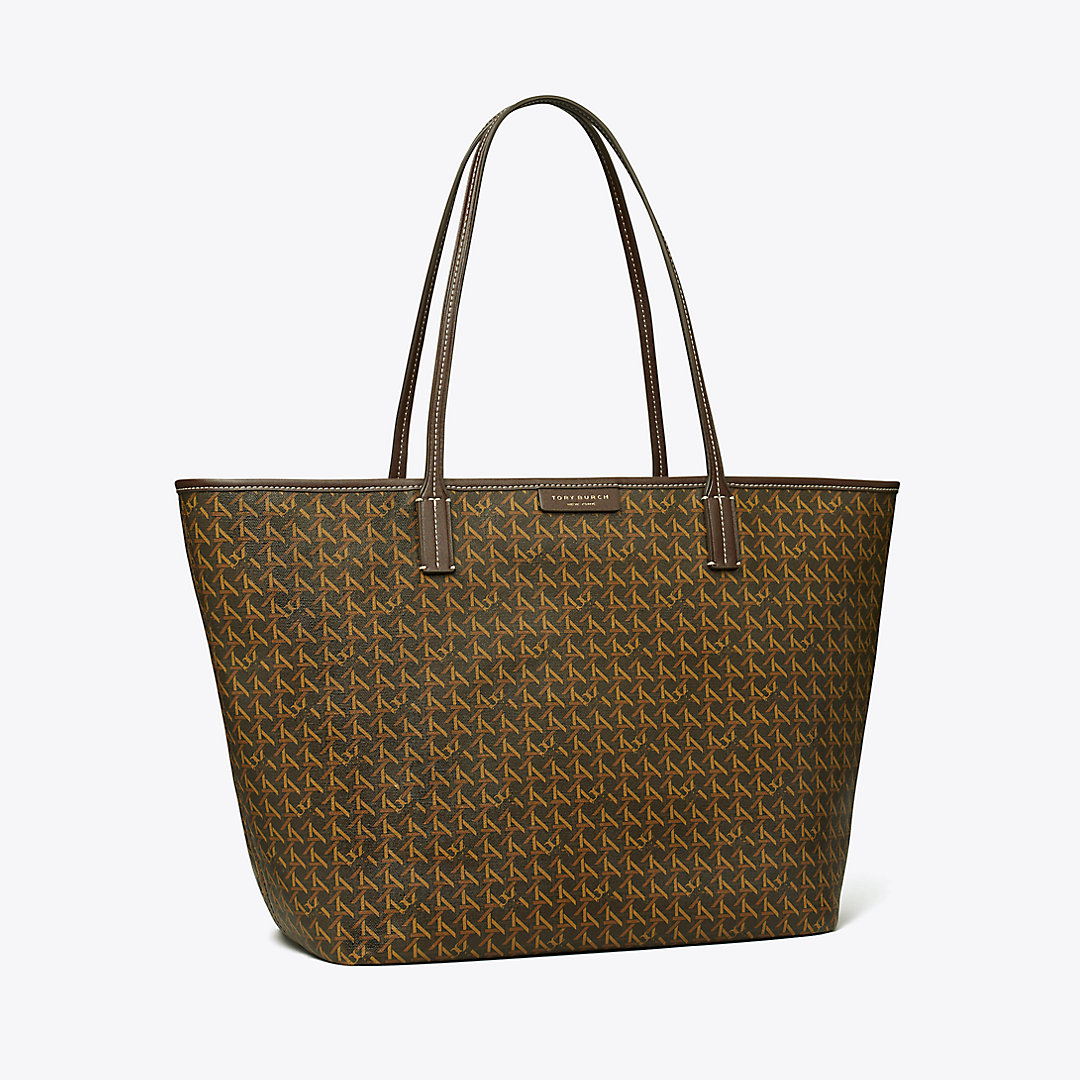 Tory Burch Ever-ready Zip Tote In Chocolate