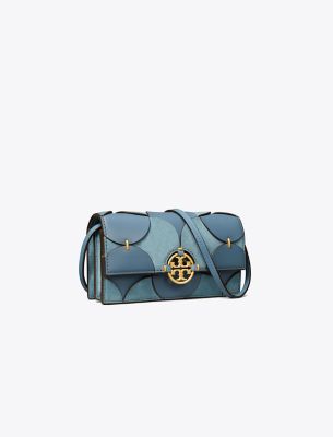 TORY BURCH MILLER DISC DIE-CUT WALLET CROSSBODY 