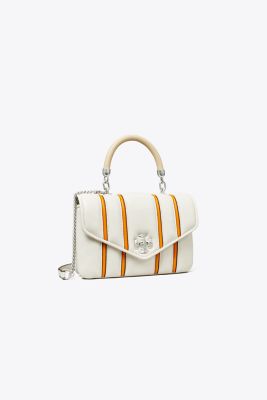 Small Kira Stripe Top-Handle Satchel: Women's Designer Satchels