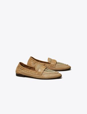 TORY BURCH WOVEN BALLET LOAFER