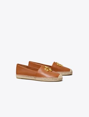 Shop Tory Burch Eleanor Espadrille In Bourbon