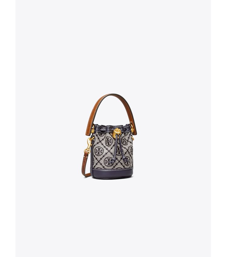 Micro T Monogram Bucket Bag