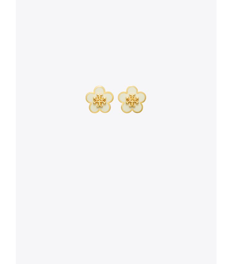 Kira Enamel Flower Stud Earring