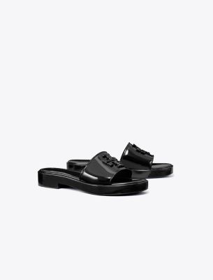 Tory Burch Eleanor Jelly Slide In Perfect Black ModeSens