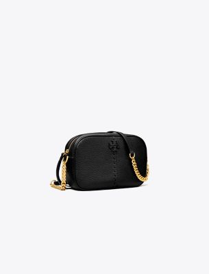 Tory Burch Mcgraw Camera Bag In Black