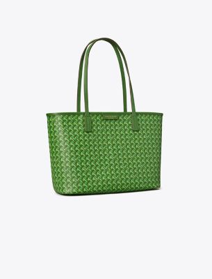 Tory Burch Small Ever-ready Zip Tote In Green