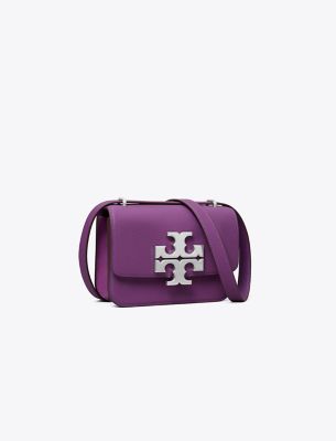 Tory Burch Small Eleanor Convertible Shoulder Bag In Wild Thistle