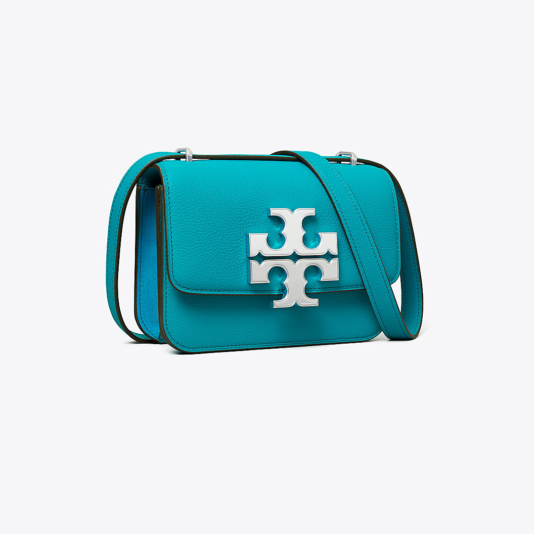 Tory Burch Small Eleanor Convertible Shoulder Bag In Blue Jay