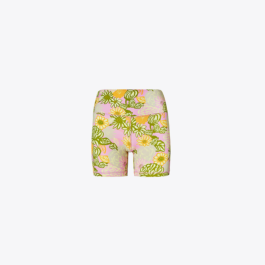 Tory Sport Tory Burch Weightless Printed Bike Short In French Summer Bouquet
