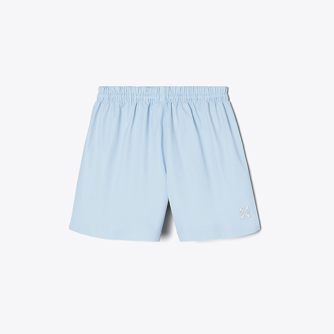 Tory Sport Tory Burch Double-faced Canvas Short In Ice Flow