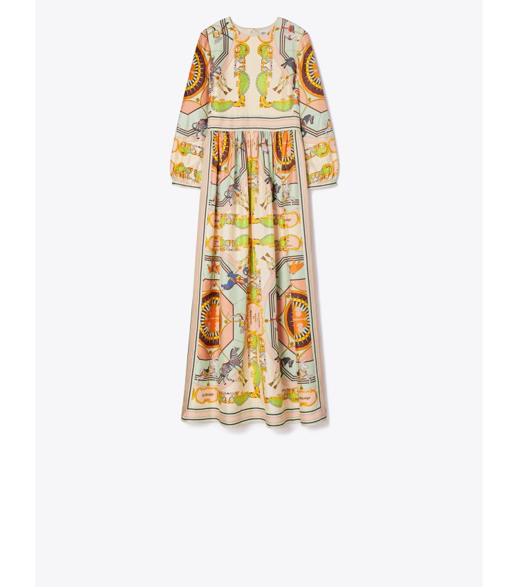 Printed Silk Dress