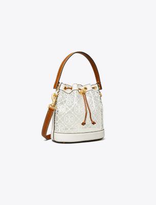 Tory Burch T Monogram Clear Bucket Bag ModeSens