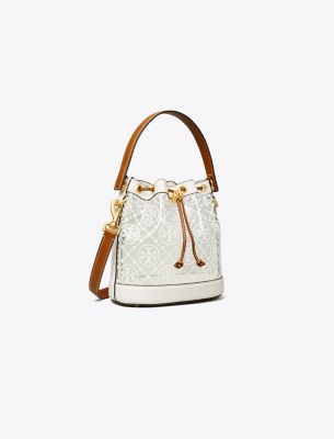 Tory Burch T Monogram Clear Bucket Bag | ModeSens