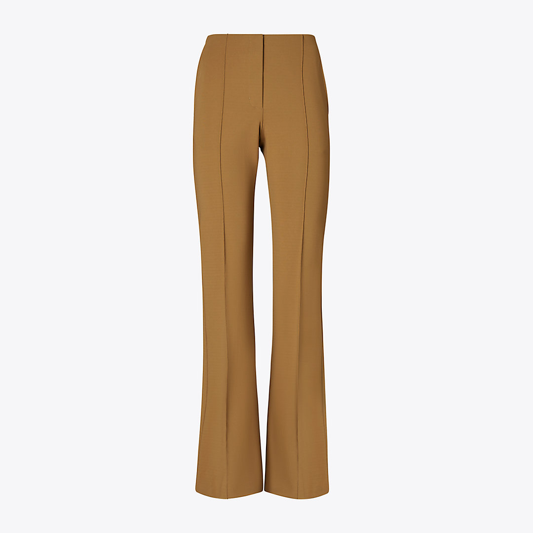 Tory Sport Tory Burch Wide-leg Track Pant In Camel