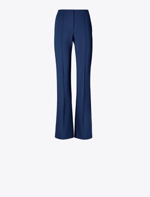 Tory Sport Tory Burch Wide-leg Track Pant In Night Blue