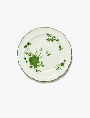 Tory Burch Happy Times Salad Pate, Set Of 4 In New Ivory/green