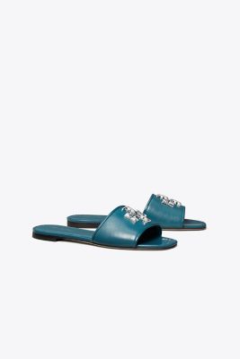 Tory Burch Women's Eleanor Slide Sandals In Brisk Blue