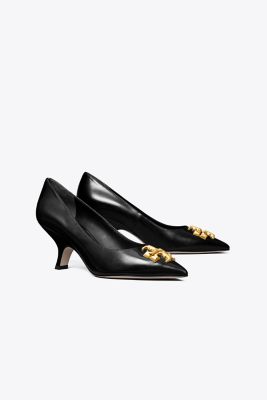 Tory Burch Eleanor Angled Pump In Black