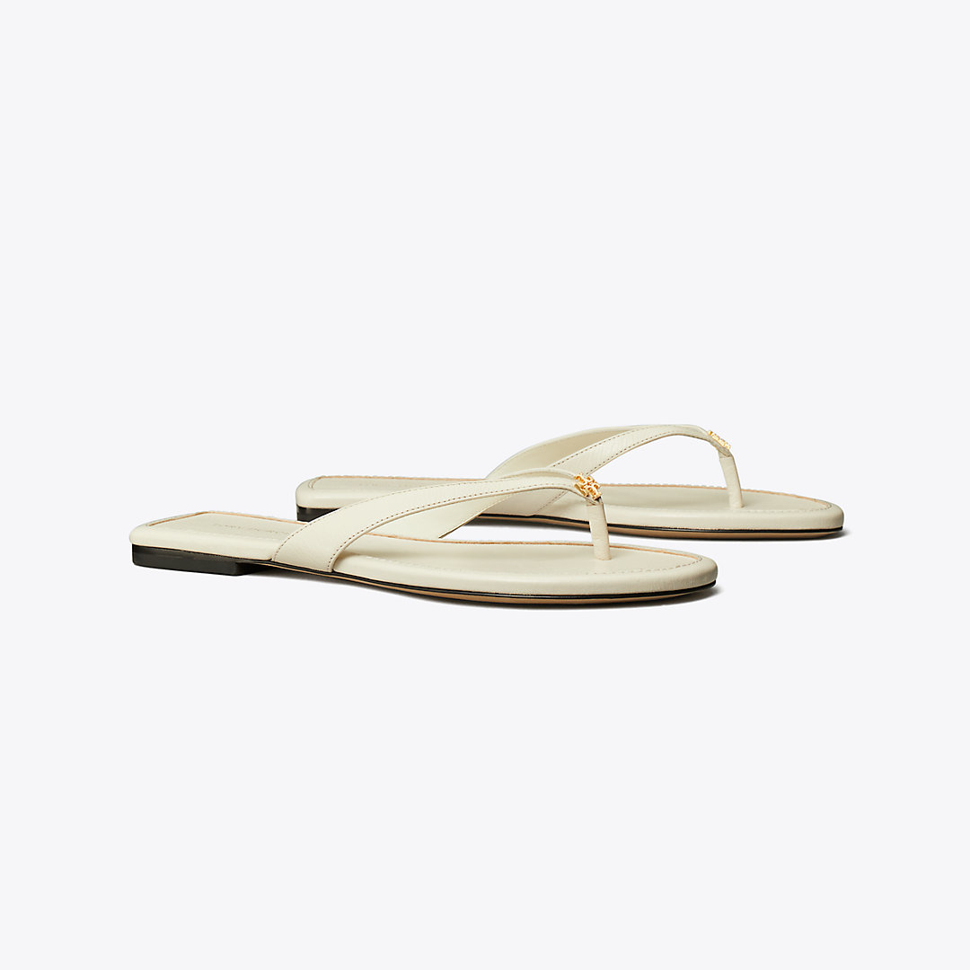 Shop Tory Burch Classic Flip-flop In New Ivory