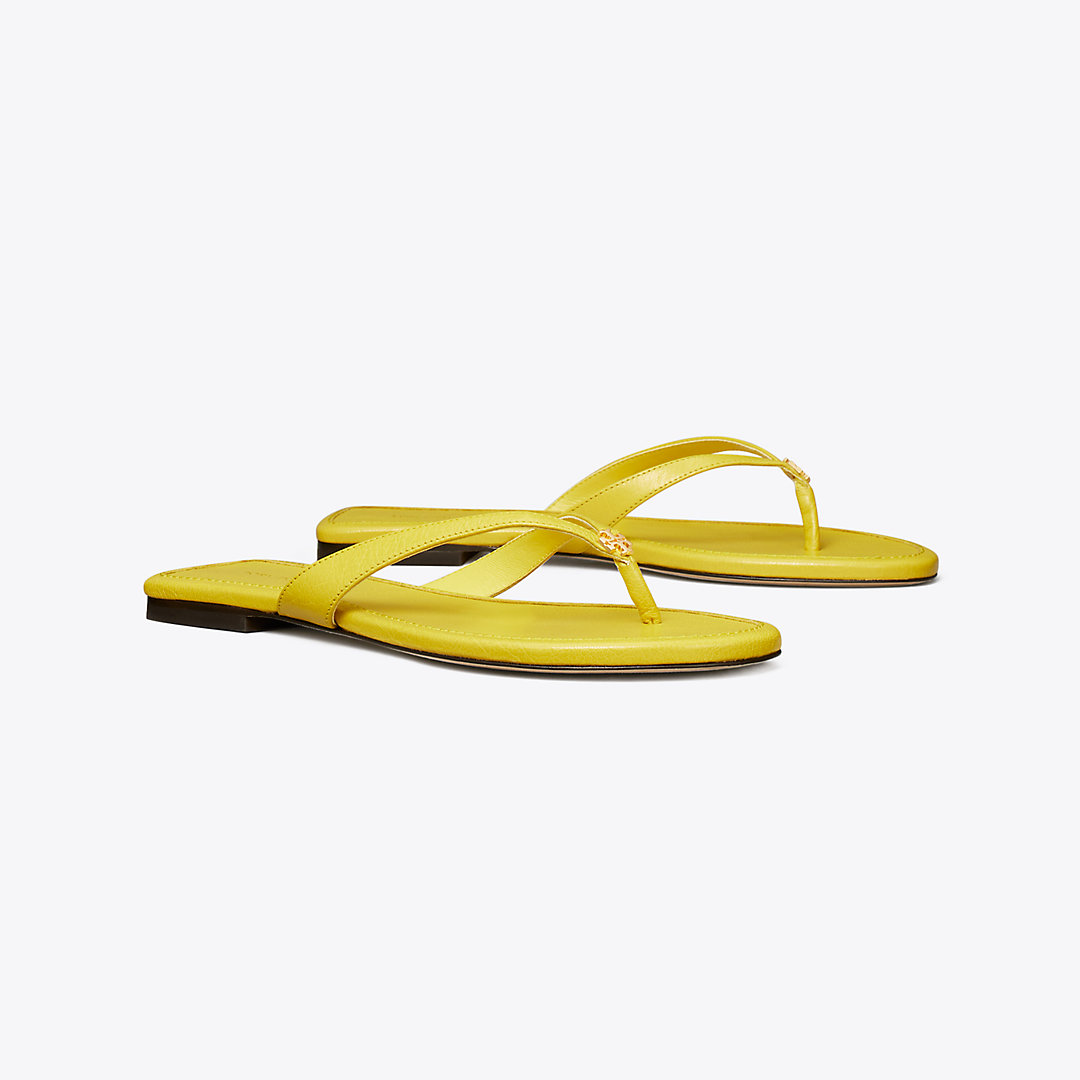Shop Tory Burch Classic Flip-flop In Colza Yellow