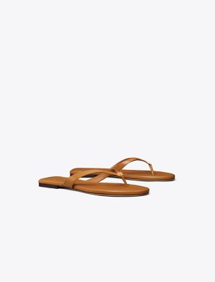 Shop Tory Burch Classic Flip-flop In Caramel Corn