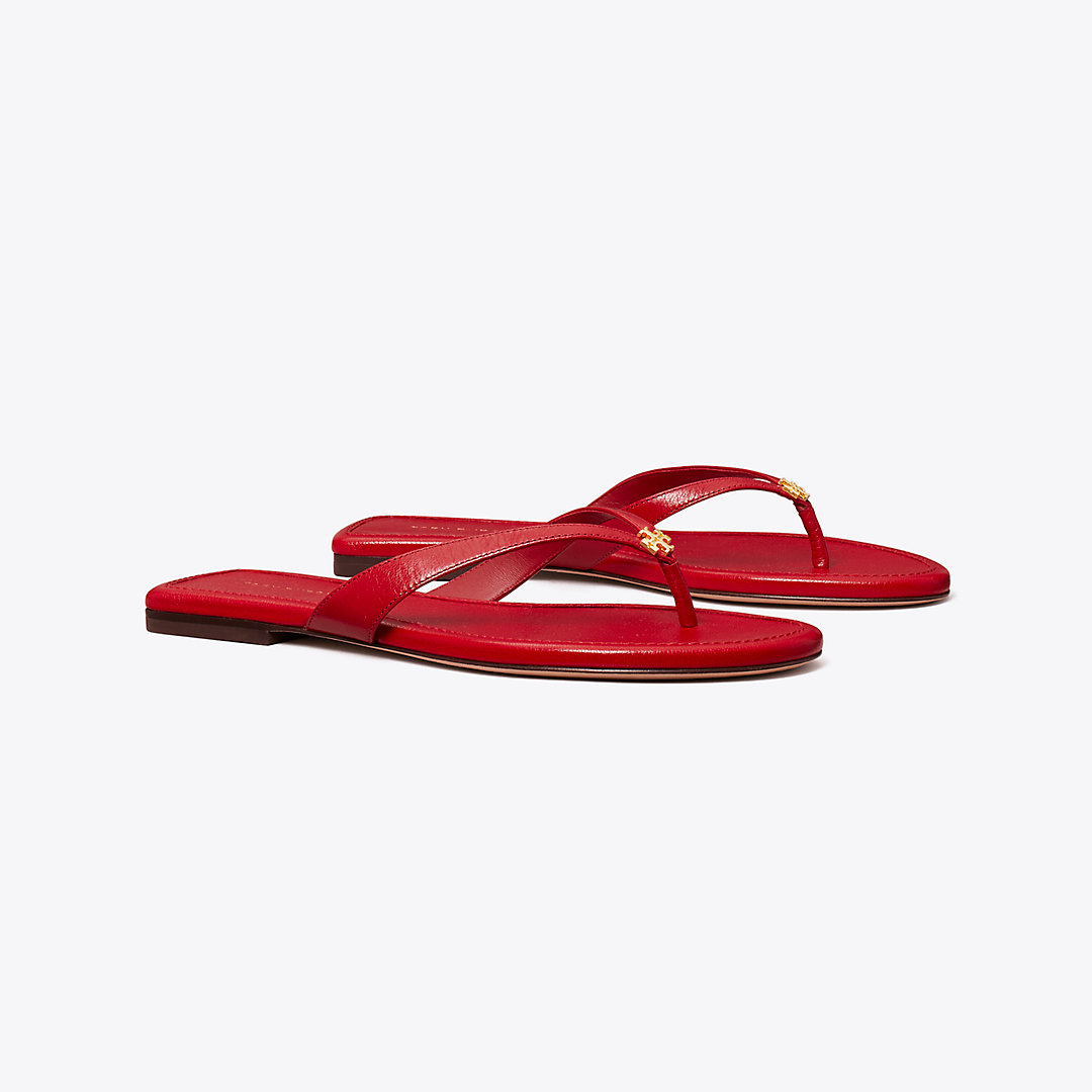 Tory Burch Classic Flip-flop In Tory Red