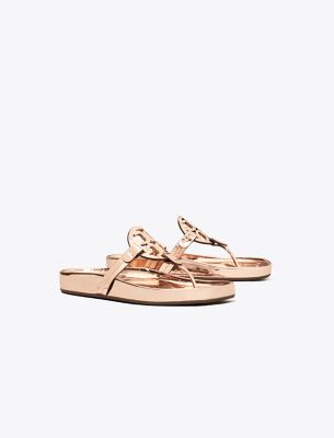 Shop Tory Burch Miller Cloud Sandal In Rose Gold