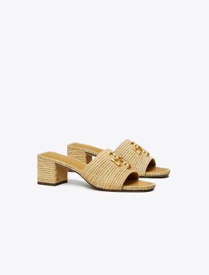 TORY BURCH ELEANOR RAFFIA MULE